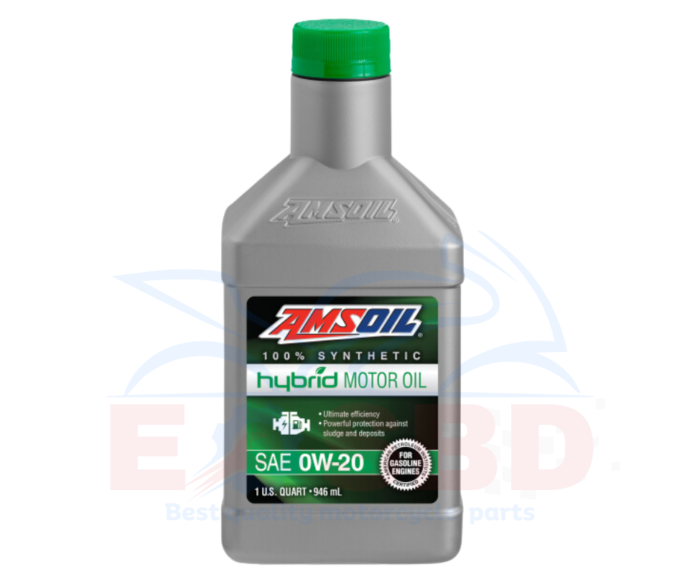 AMSOIL HYBRID 0W-20 FULL SYNTHETIC 946ML - Image 1